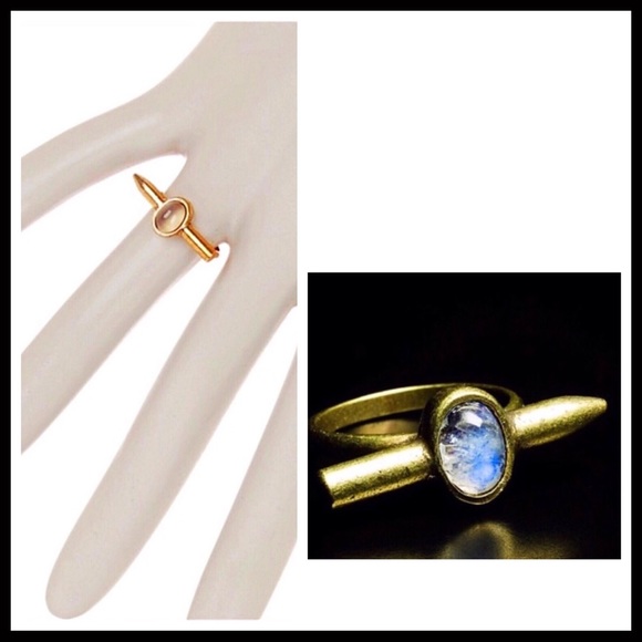 THE2BANDITS OMBRÉ STONE BULLET SETTING RING A3C - Picture 6 of 8